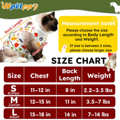 Hpetppy: detalle de cuello elástico del traje para ajuste cómodo del gato.