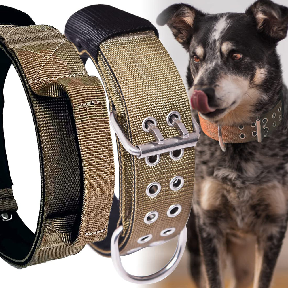 HQSHNY collar para perros grandes con asa reforzada para mayor control.
