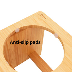 HTB soporte alzado para perros, altura ergonómica y cómoda.