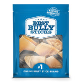 Best Bully Sticks: Huesos de vaca para perros, enfoque dental, ayuda a limpiar molares.