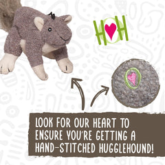 HuggleHounds Ardilla Feller, construcción duradera para juego intenso manteniendo suavidad