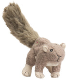 HuggleHounds Ardilla Feller, vista frontal: juguete suave para abrazos y juegos tiernos