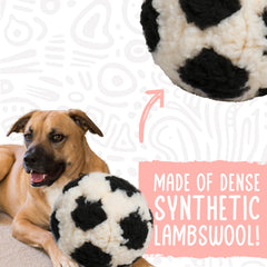Balón suave HuggleFleece se lava a máquina y seca rápido