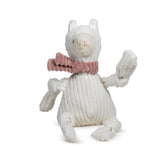 HuggleHounds Knottie Lillie Llama grande, juguete suave y duradero para perros de todas las tallas.
