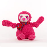 HuggleHounds Knottie Perezoso Grande visto de frente, perfecto para juegos interactivos.
