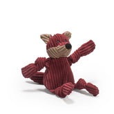 HuggleHounds Knottie Sly Fox frEnt: juguete blando para juego diario y estimulación.