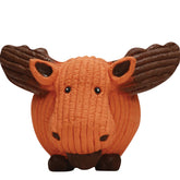 HuggleHounds Morris Moose bola látex: juguete duradero y flotante para perros.