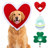 Peto Huhumy con diseño de corazón Valentín, ideal para fotos festivas con tu perro.