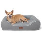 Cama ortopédica hush-bone para perros pequeños de 24 pulgadas con soporte