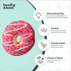 Huxley & Kent Donut de fresa, diseño ligero perfecto para juegos en interiores.