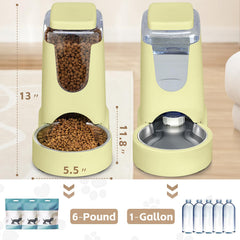 HWONMTE bebedero automático portátil con flujo por gravedad para agua estable.