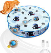 Hyfico bola interactiva interior para gatos, movimiento impredecible para mantener entretenido al gato.