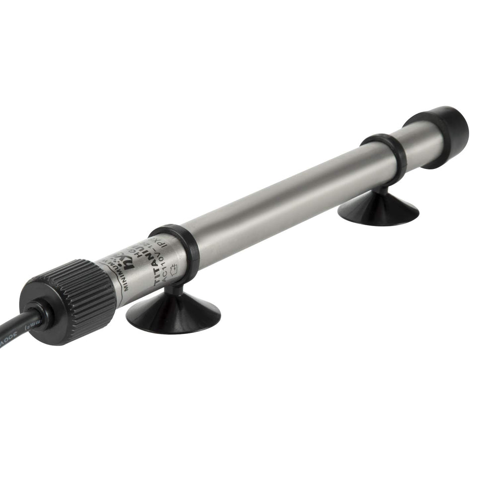 Resistencia hygger 802 de titanio para acuario, duradera y estable