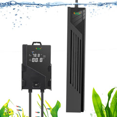 hygger calentador de acuario 200W con control de temperatura para acuarios de 27-53 galones
