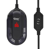 Calentador Hygger 25W con perfil delgado para acuarios pequeños.