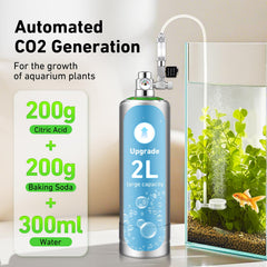 Válvula de aguja Hygger CO2 para ajuste fino del flujo