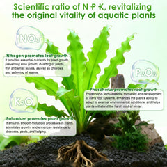 Hygger CO2 HC034 macro nutrients para raíces y hojas sanas