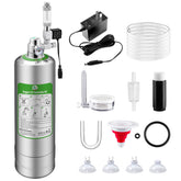 Hygger CO2 Pro 5L: botella SUS304 duradera para acuario estable.