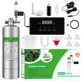 Hygger CO2 Upgraded 2L, botella estable para inyección CO2 constante en acuarios.