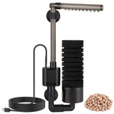 Filtro de esponja USB Hygger con clip ajustable para acuario pequeño