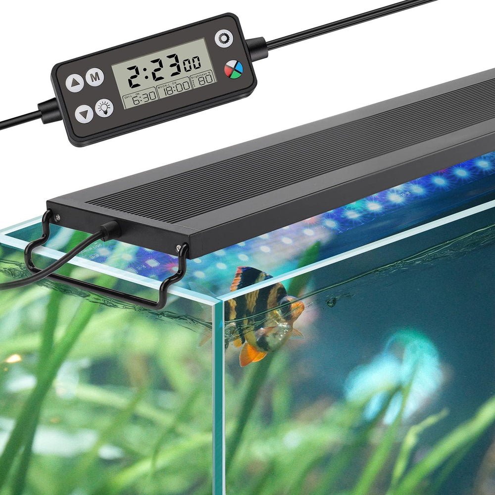 Luz hygger para acuario con controlador LCD y programación precisa