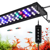 Hygger luz acuario espectro completo para plantas saludables y peces tranquilos