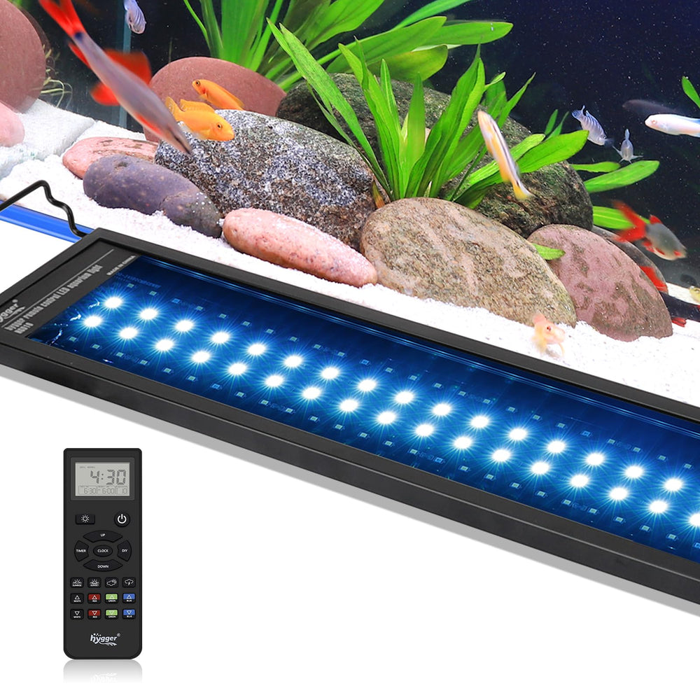 Lámpara hygger para acuario con control remoto y ajuste rápido