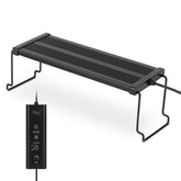Lámpara hygger para acuario 24/7 muestra iluminación estable y colores vivos.