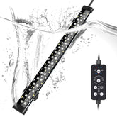 Luz hygger subacuática con 5 filas LED para colores vivos.