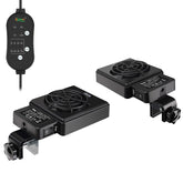 Ventilador hygger para acuario con axolotl ofrece control de temperatura y confort