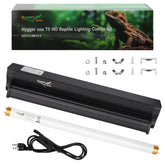 Hygger zoo kit UVB T5 12 pulgadas ilumina terrario para reptiles y favorece el bienestar.