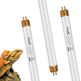 Hygger zoo T5 UVB, paquete de 3 bombillas, ideal para crear iluminación natural de basking
