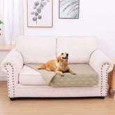 Cobertor Hyha impermeable de doble cara Taupe protege sofá