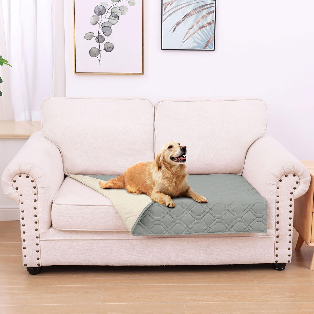 hyha cobija impermeable para perro en cama 30x53, protege y mantiene limpia.