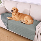 hyha manta impermeable para perros, vista frontal, protege el sofá de manchas y pelos.