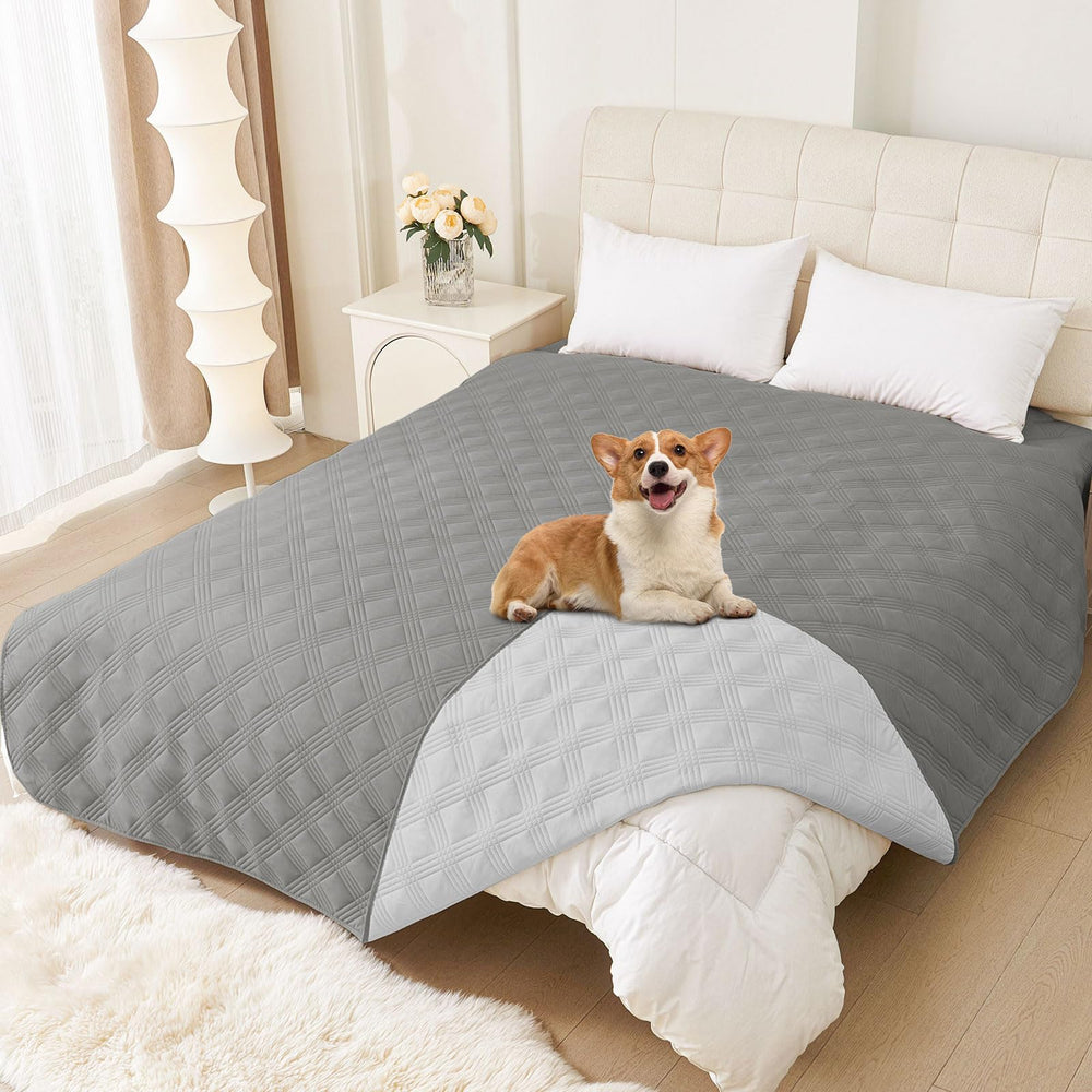 Manta impermeable hyha para perros, dos caras, protege sofá con estilo.