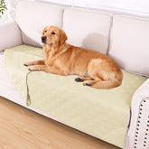 hyha manta impermeable para perros en sala, protege el sofá de derrames.