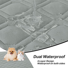 hyha manta perro impermeable dorso muestra la cara reversible para variar el estilo