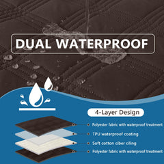 Hyha manta impermeable doble cara ofrece dos estilos para decorar.