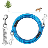 Hyhjh cable de amarre para perro 30 pies; seguridad al aire libre.
