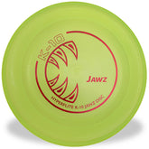 Hyperflite K-10 Jawz amarillo visto de frente, alta visibilidad para entrenamientos