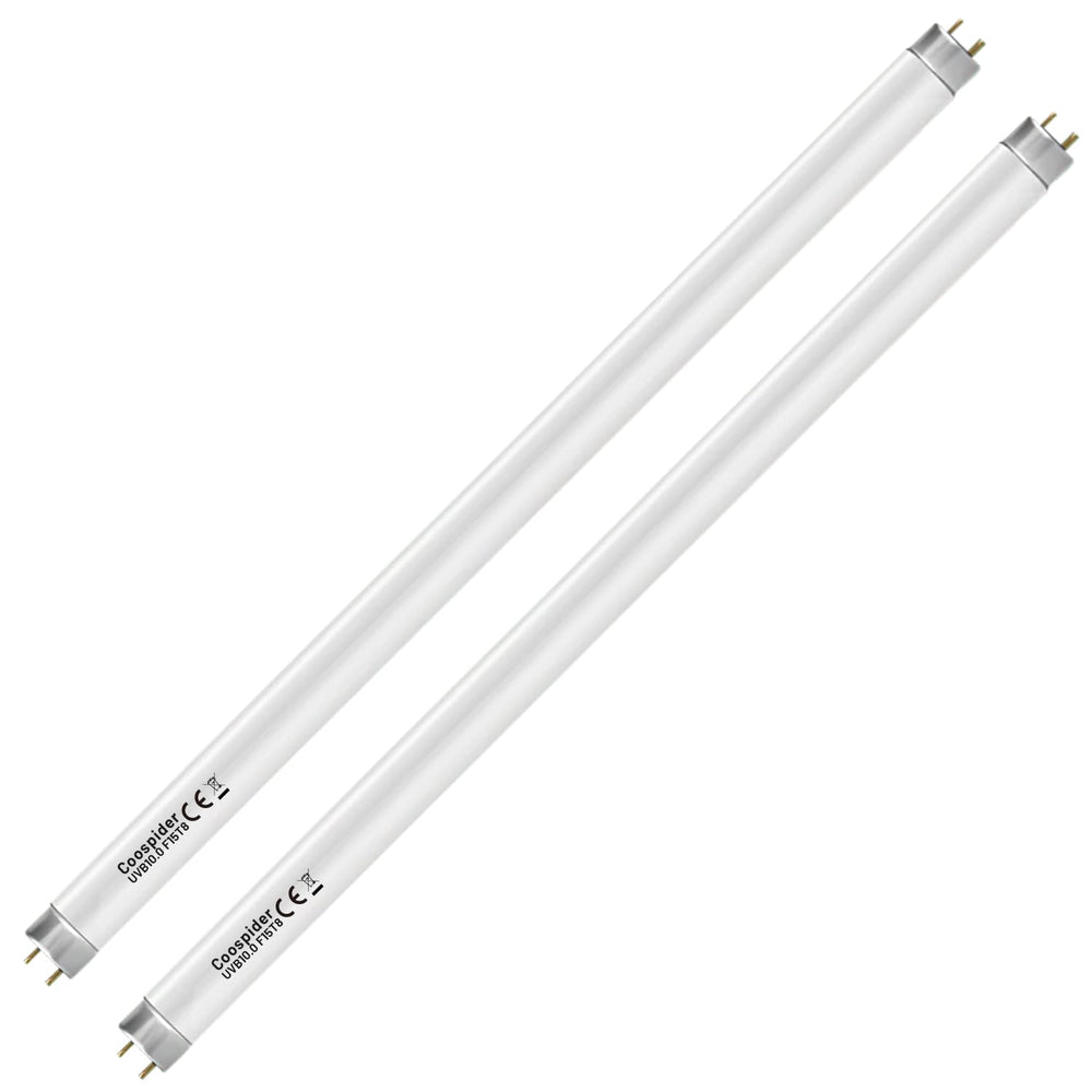 Hypool lámpara UVB 10.0, vista frontal, ayuda a la absorción de calcio en reptiles.