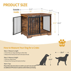 Jaula para perros Hzuaneri con doble puerta y cierre múltiple.