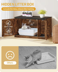 Hzuaneri puerta frontal reversible para gatos, izquierda o derecha.
