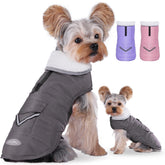iBuddy chaleco de invierno para perro XS, cálido y cómodo.