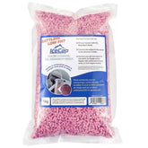 IceCap media absorbente CO2 cambia de color para indicar reemplazo y mantener el pH.