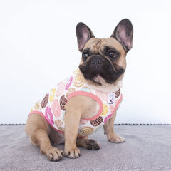 iChoue camiseta de algodón 100% para perros, tela suave y transpirable.