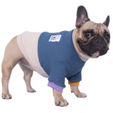 iChoue sudadera color block frente, ideal para paseos en clima frío