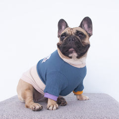 iChoue sudadera color block manga, fácil de vestir para perros activos