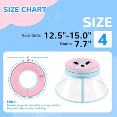 ICOYEA collar donut con velcro doble para un ajuste seguro
